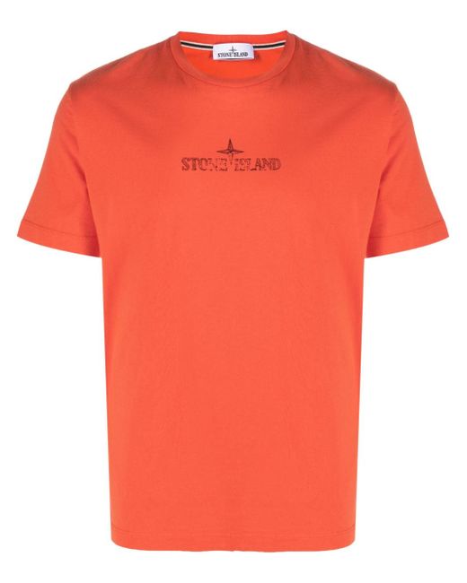 Stone Island logo-print T-shirt