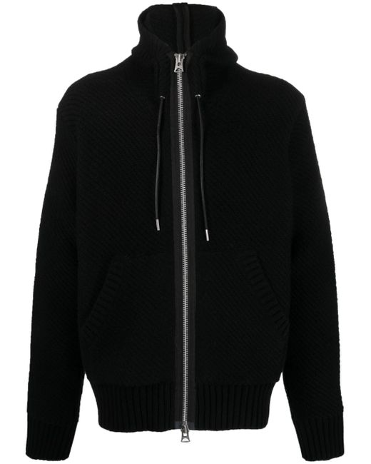 Sacai long-sleeves zip-up hoodie