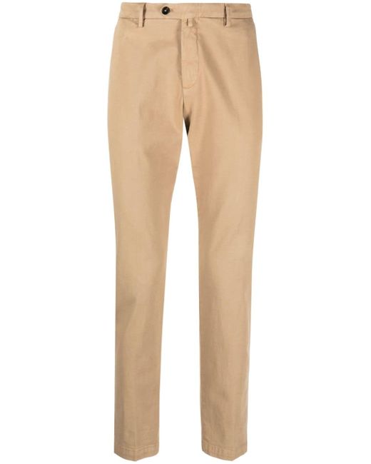 Briglia 1949 stretch-cotton tapered trousers