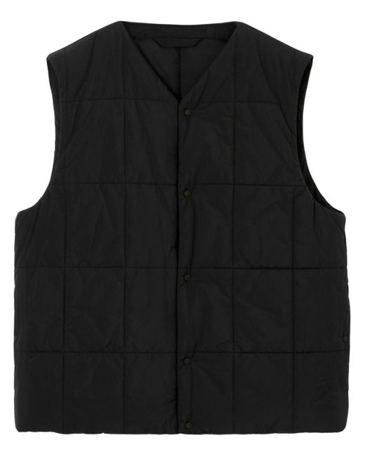 Burberry press-stud fastening quilted gilet