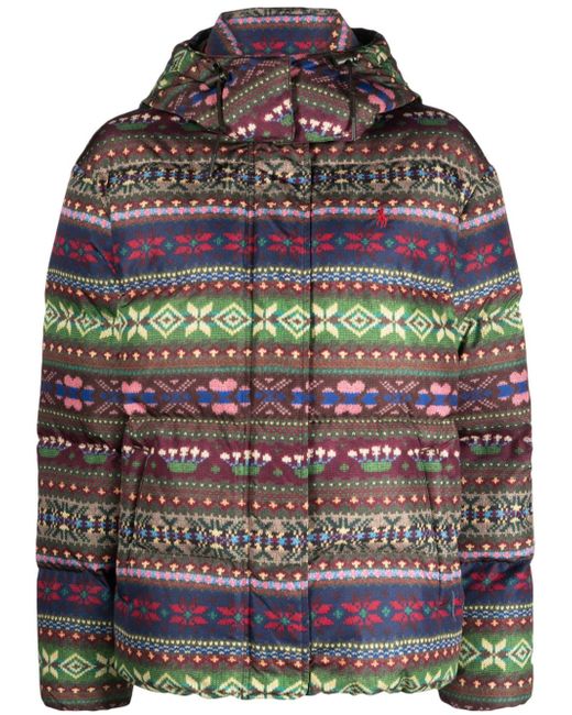 Polo Ralph Lauren graphic-print hooded jacket