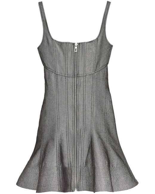 Marc Jacobs bustier fluted minidress