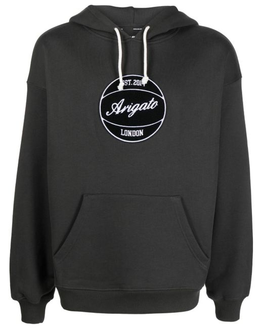 Axel Arigato logo patch drawstring hoodie