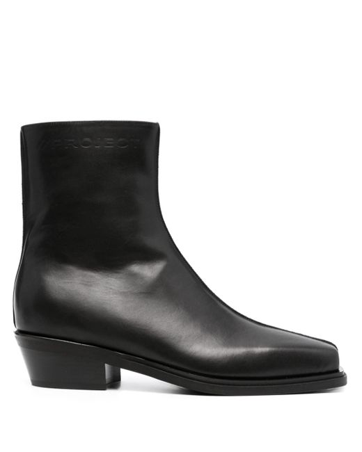 Y / Project Paris Best 50mm leather boots
