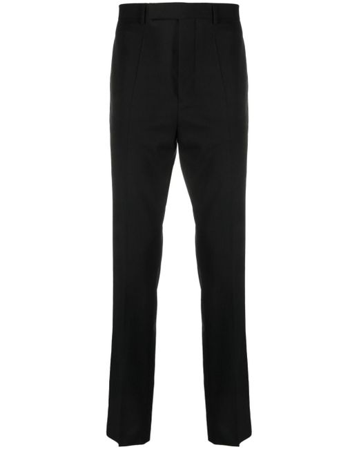 Rick Owens off-centre tapered-leg trousers