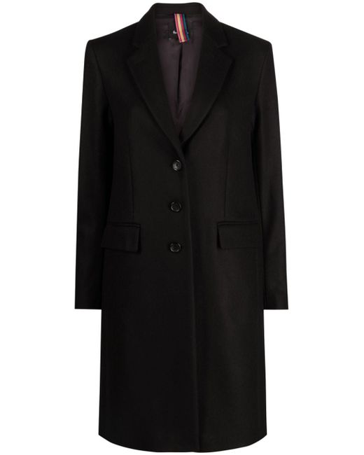 PS Paul Smith single-breasted wool-blend coat