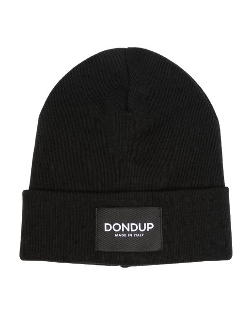 Dondup logo-patch knitted beanie