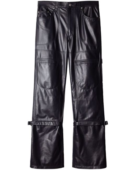 Off-White Carpenter leather trousers
