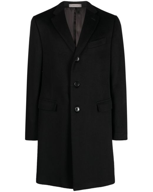 Corneliani single-breasted wool coat