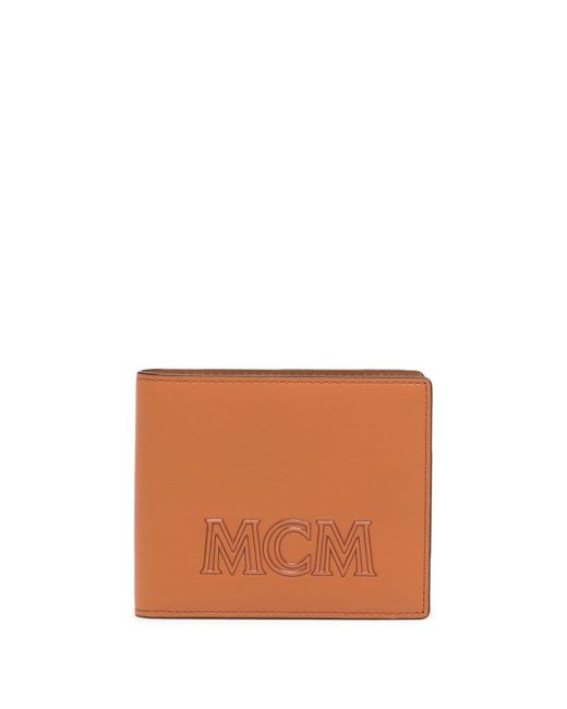 Mcm small Aren embossed-logo wallet