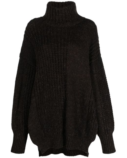 There Was One chunky-knit roll-neck jumper