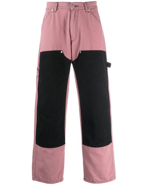 Paccbet mid-rise panelled trousers