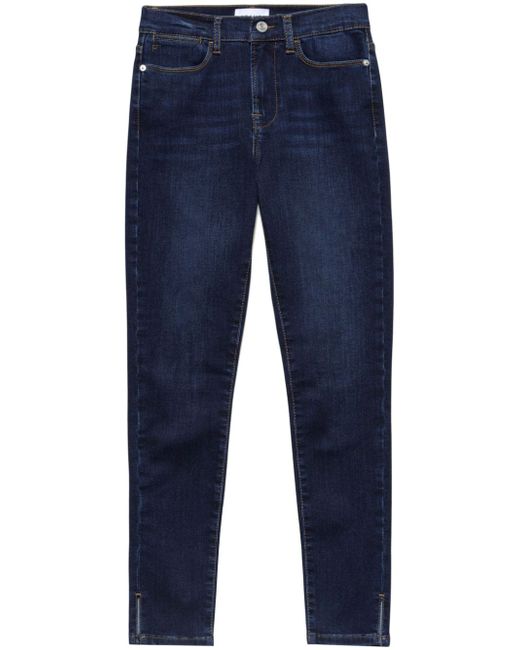Frame high-rise skinny jeans