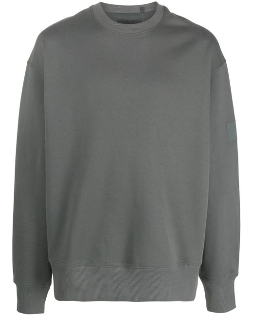 Y-3 logo-print organic-cotton sweatshirt
