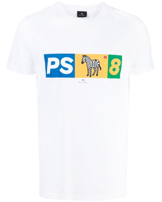 PS Paul Smith Zebra-print T-shirt