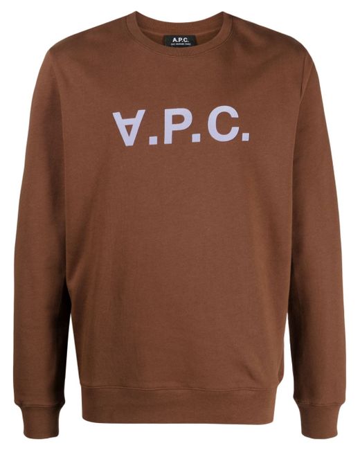 A.P.C. logo-print sweatshirt