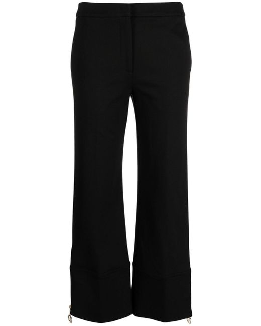 Twin-Set cropped flared trousers