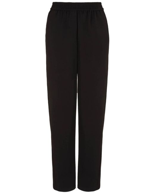 Armani Exchange cropped tapered-leg trousers