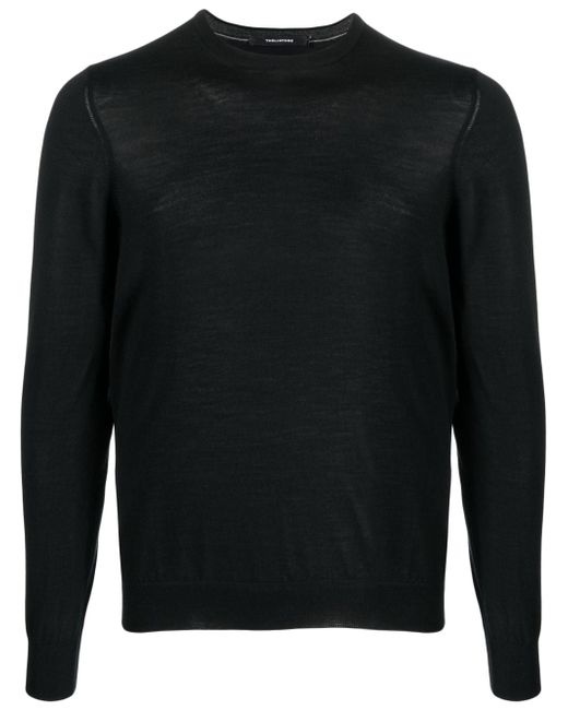Tagliatore long-sleeve fine-knit jumper