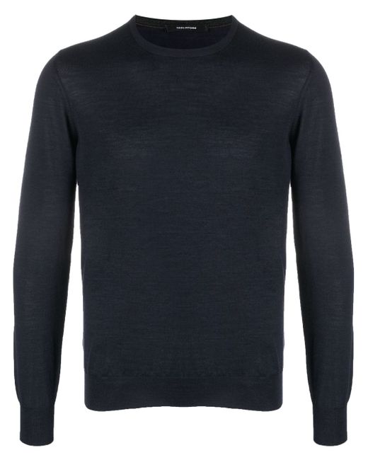 Tagliatore long-sleeve fine-knit jumper