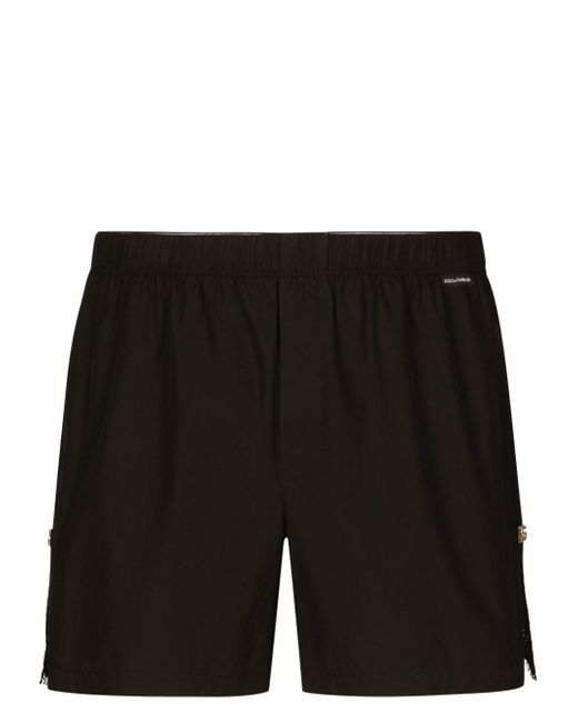 Dolce & Gabbana logo-print cotton-blend shorts