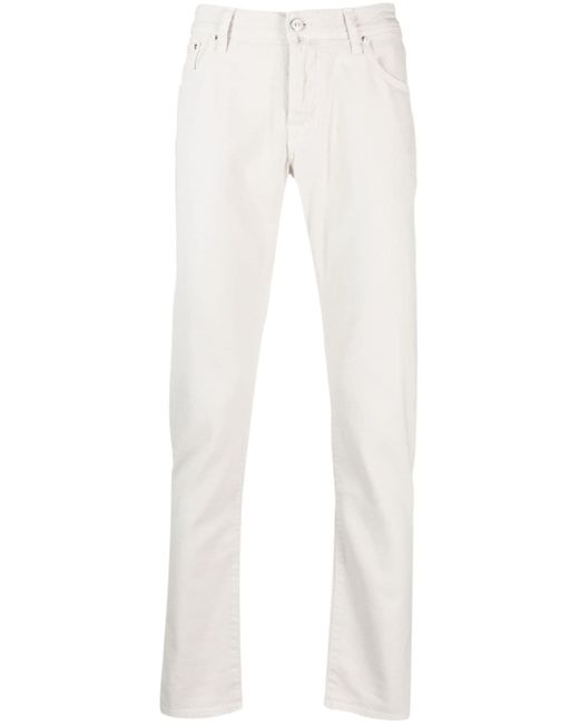 Jacob Cohёn slim-cut low-rise trousers