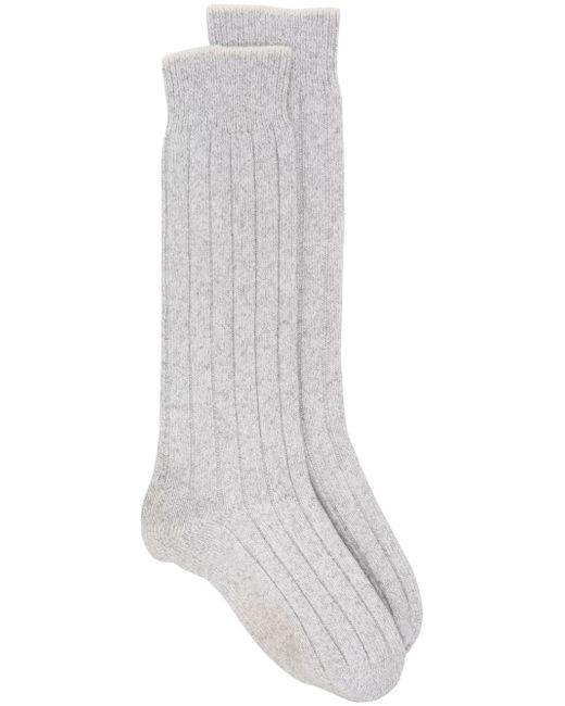 Eleventy ribbed-knit cashmere socks
