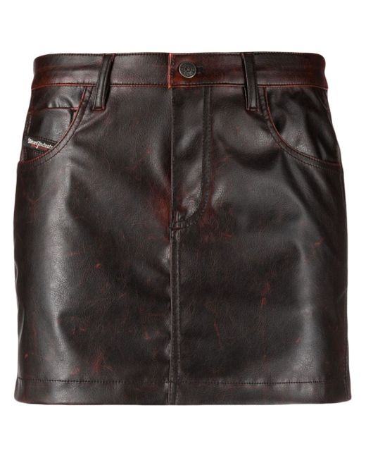 Diesel O-Kin faux-leather miniskirt