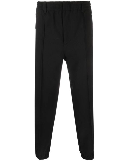 Emporio Armani elasticated-waist slim-cut trousers