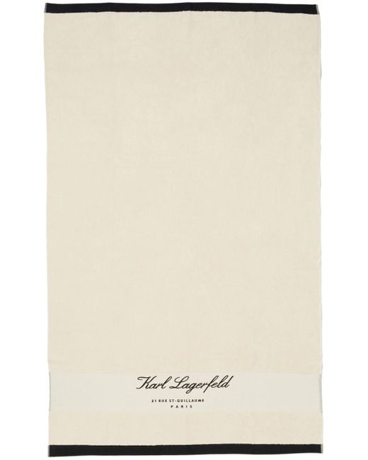 Karl Lagerfeld Hotel Karl beach towel
