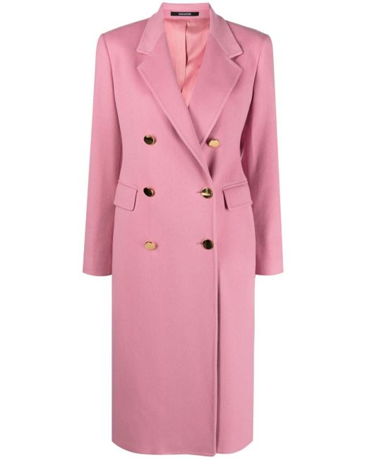 Tagliatore double-breasted notched-lapels coat