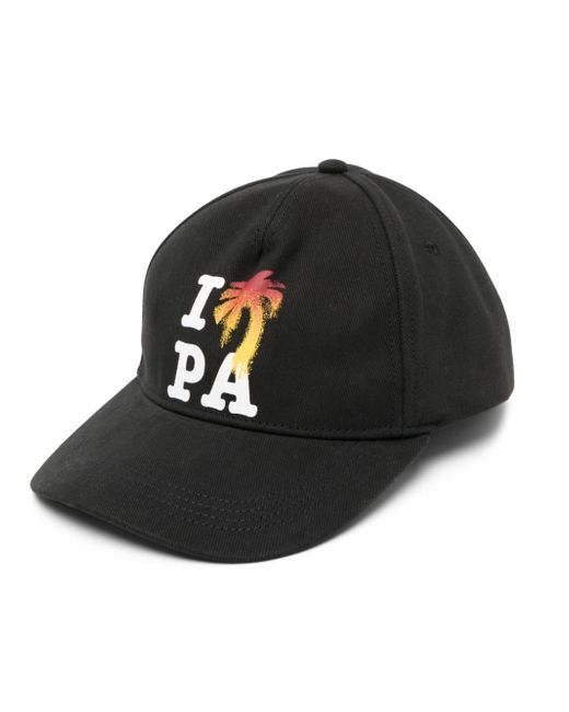 Palm Angels logo-print cap