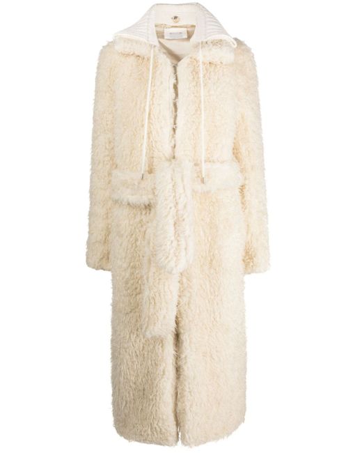 1017 Alyx 9Sm single-breasted shearling coat