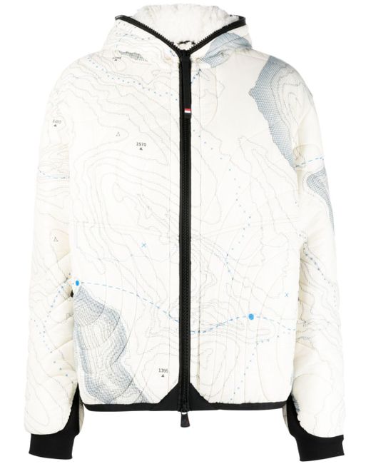 Moncler Grenoble logo-patch padded-design jacket