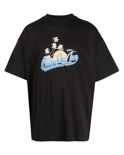 Blue Sky Inn logo-print T-shirt