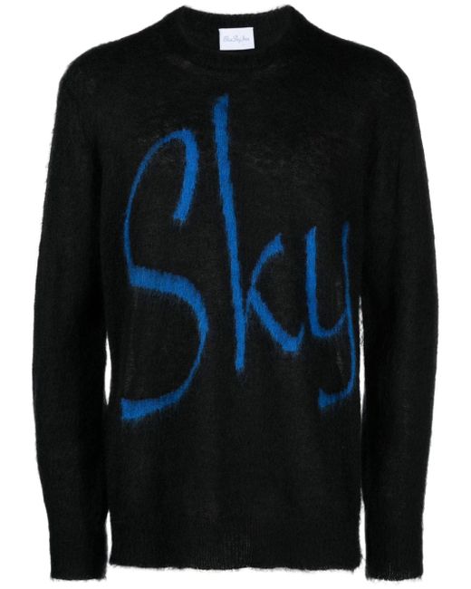 Blue Sky Inn logo-print crew-neck jumper