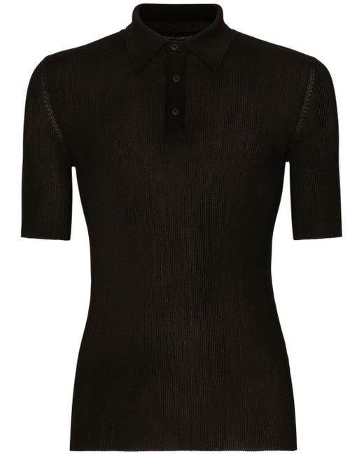 Dolce & Gabbana button-fastening polo shirt
