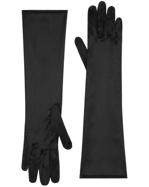Dolce & Gabbana full-finger design silk gloves