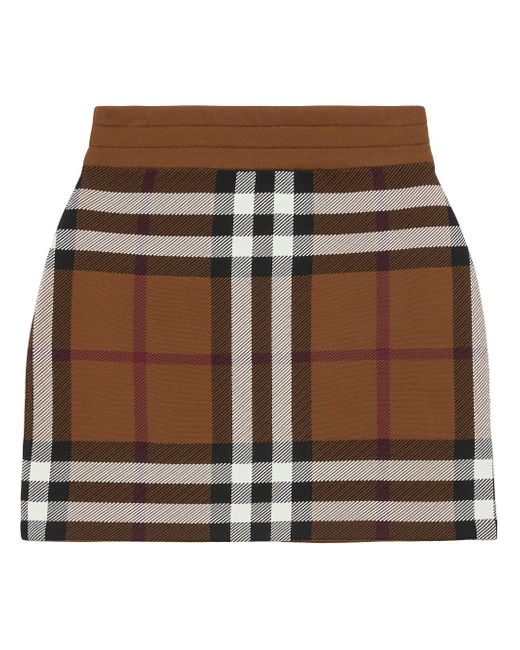 Burberry Vintage-check A-Line skirt