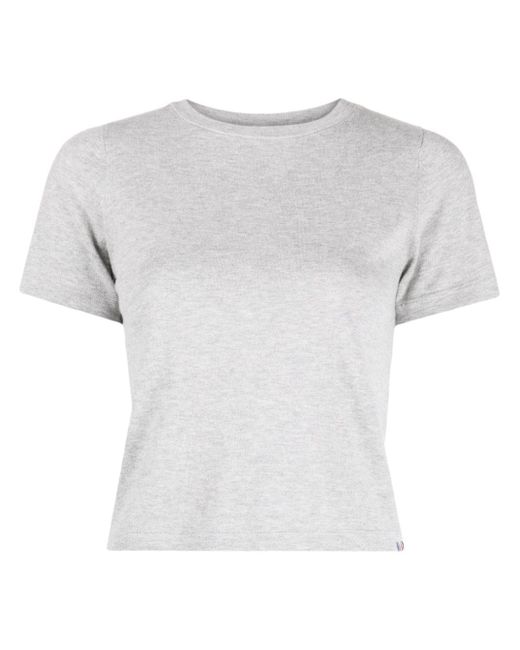 Extreme Cashmere cropped short-sleeve T-shirt