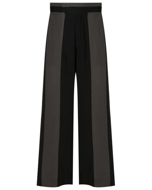 Handred striped wide-leg trousers