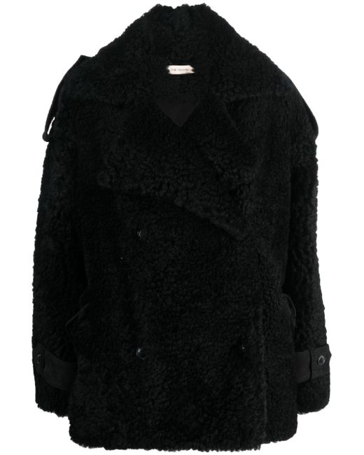The Mannei Jordan double-breasted shearling coat