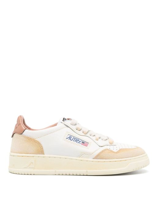 Autry Action panelled leather sneakers