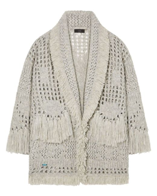 Alanui The Astral speckle-knit cardigan