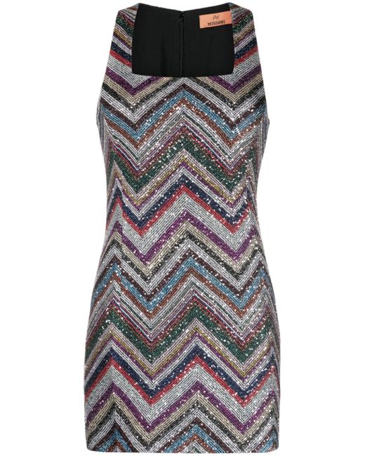 Missoni zigzag-print sleeveless dress