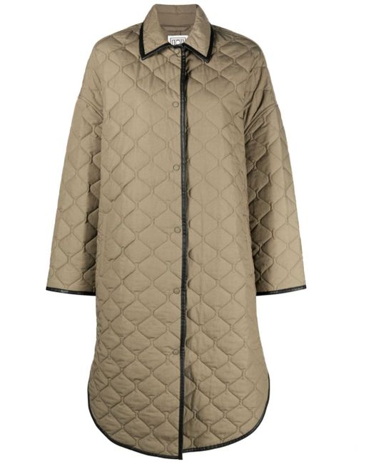 Totême single-breasted quilted coat