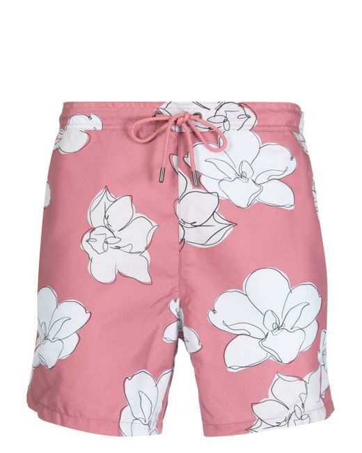 Ted Baker Ampbell floral-print swim shorts