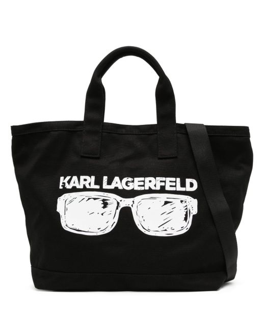 Karl Lagerfeld K/Element logo-print tote bag