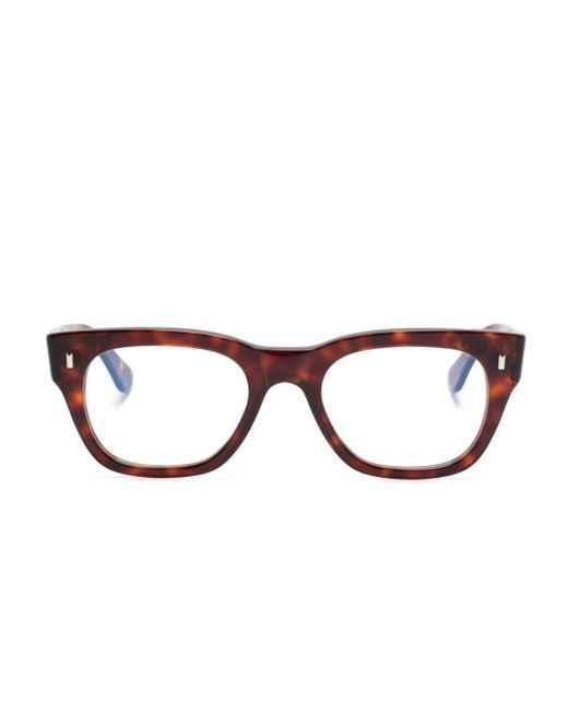 Cutler & Gross tortoiseshell square-frame glasses