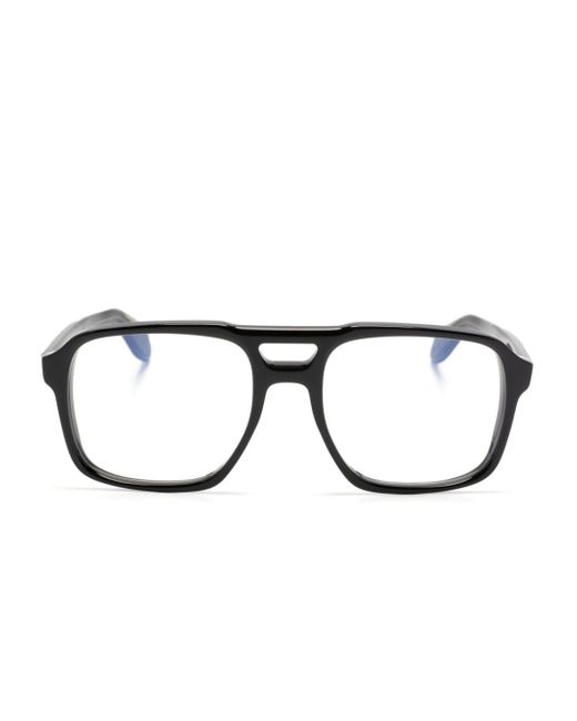 Cutler & Gross actetate pilot-frame glasses